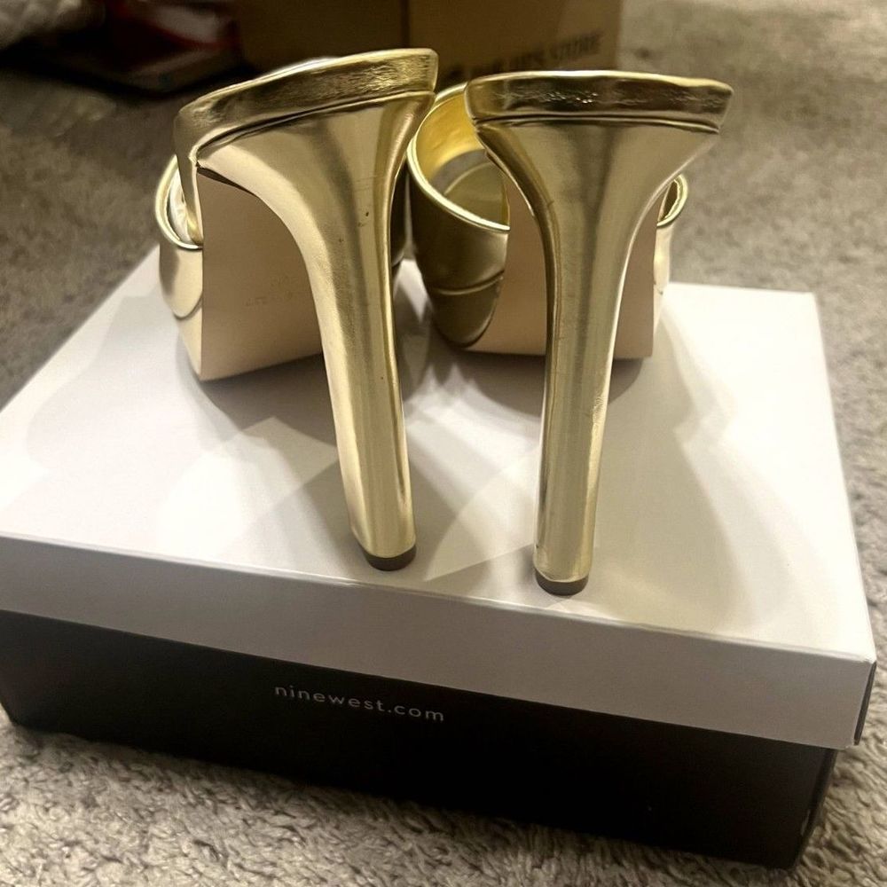 NINE WEST Women's Wilia Platform Slide Sandals SZ 10M: NEW IN BOX - Picture 5 of 9